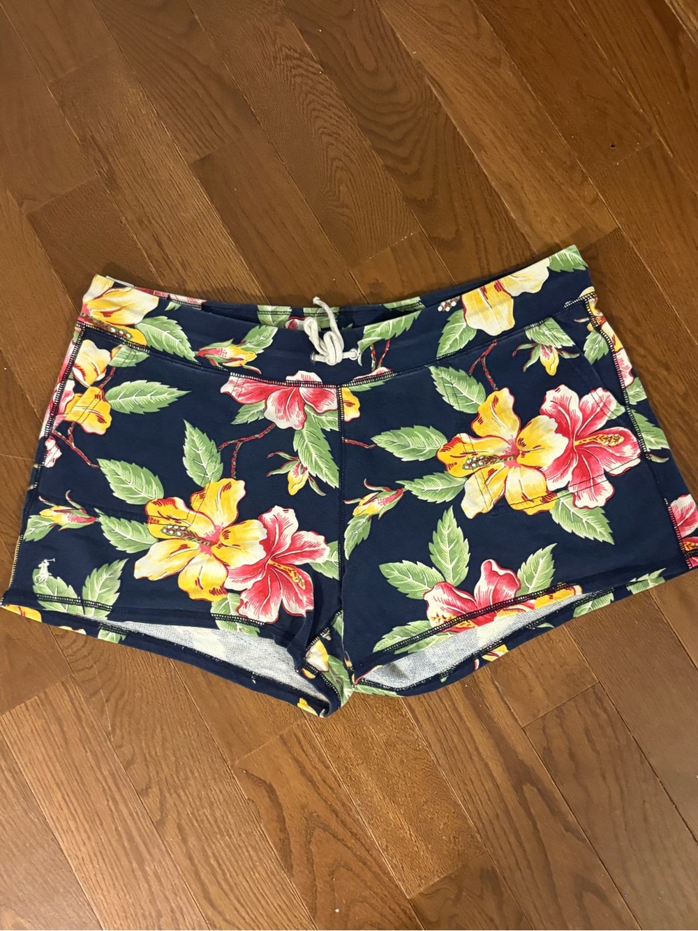 Polo Ralph Lauren Navy Floral Drawstring Women’s Shorts